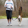 Trixie Bauchgurt mit Leine – Jogging-Set für mittelgroße & große Hunde | Schwarz