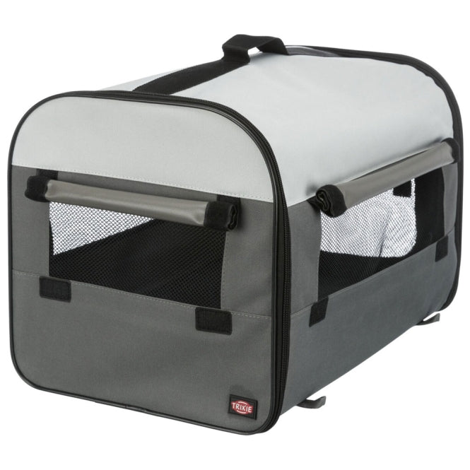 Trixie Hundebox Basic – Faltbare Transportbox für Hunde | 50 x 50 x 60 cm