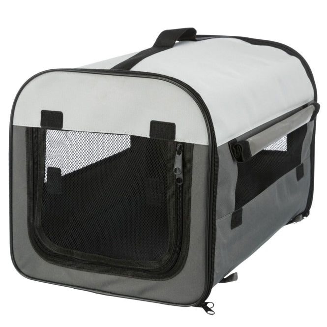 Trixie Hundebox Basic – Faltbare Transportbox für Hunde | 50 x 50 x 60 cm