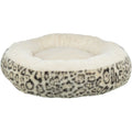 Trixie Bett Leo – Kuscheliges Rundbett für Hunde & Katzen in Creme Ø 50 cm