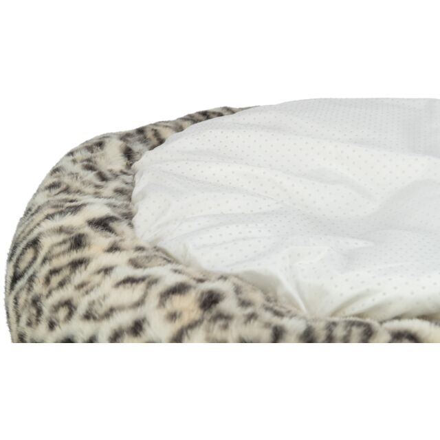 Trixie Bett Leo – Kuscheliges Rundbett für Hunde & Katzen in Creme Ø 50 cm