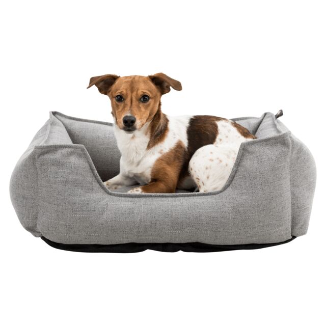 Trixie Bett Talis – Kuscheliges Hundebett in Grau | 4 Größen